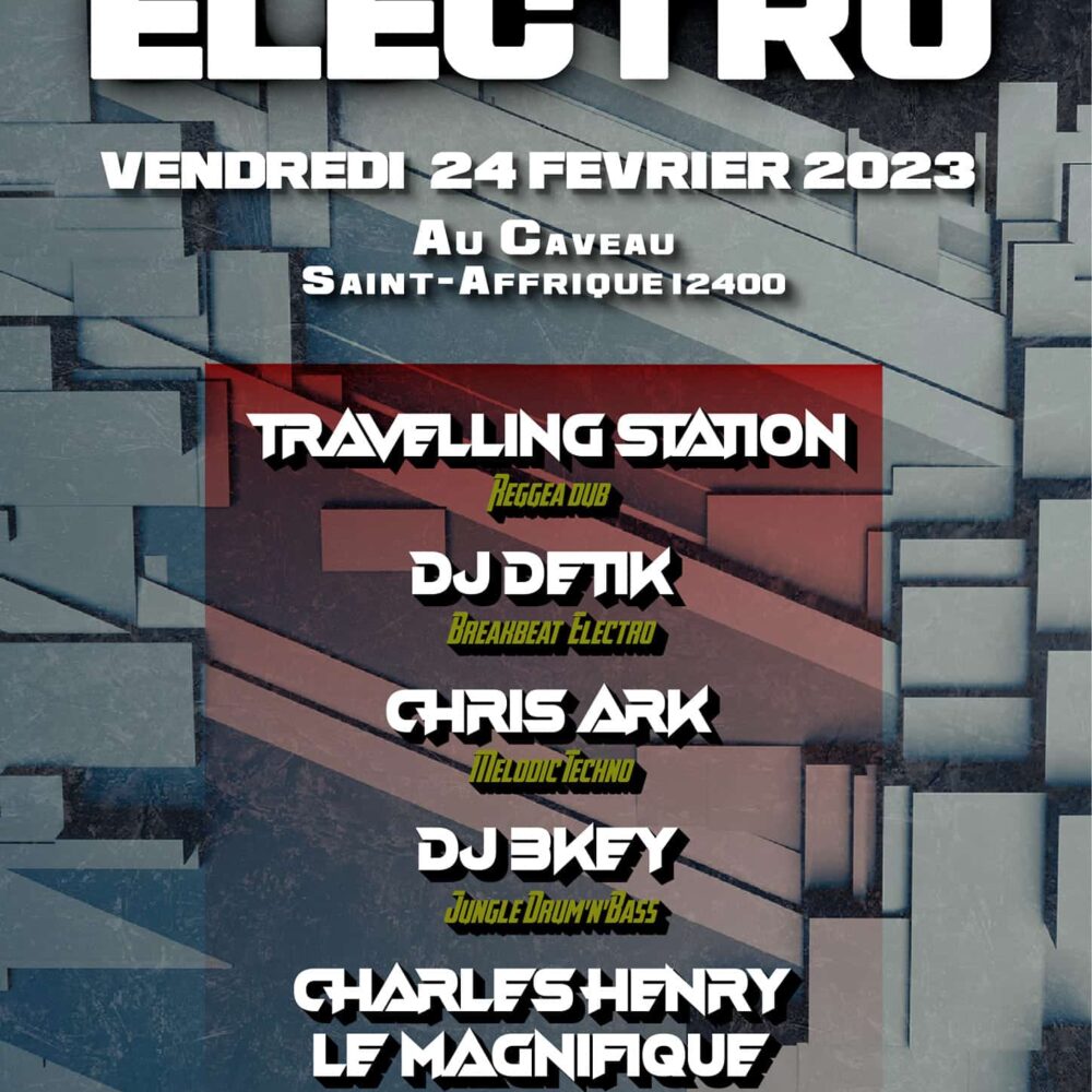 SOIREE ELECTRO AU CAVEAU