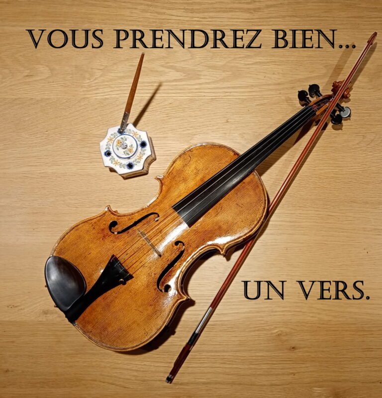 Vous prendrez bien un vers .