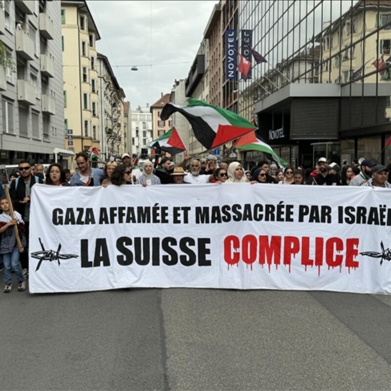 Paix en Palestine (2/5), reportage de Radio St Affrique . Géri Müller, président de SUISSE-PALESTINE, depuis Bâle (Suisse)