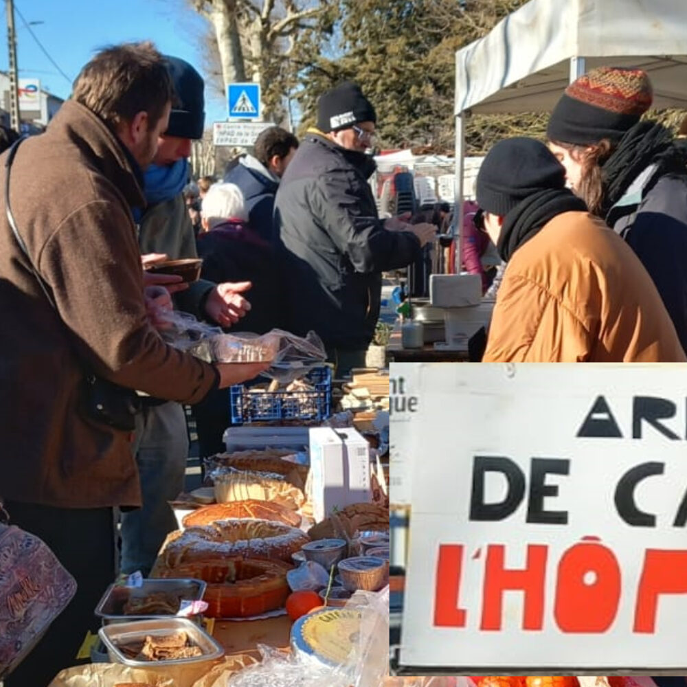 Hôpital de Saint Affrique: Casse croûte populaire… pour un hôpital au service des usagers.
