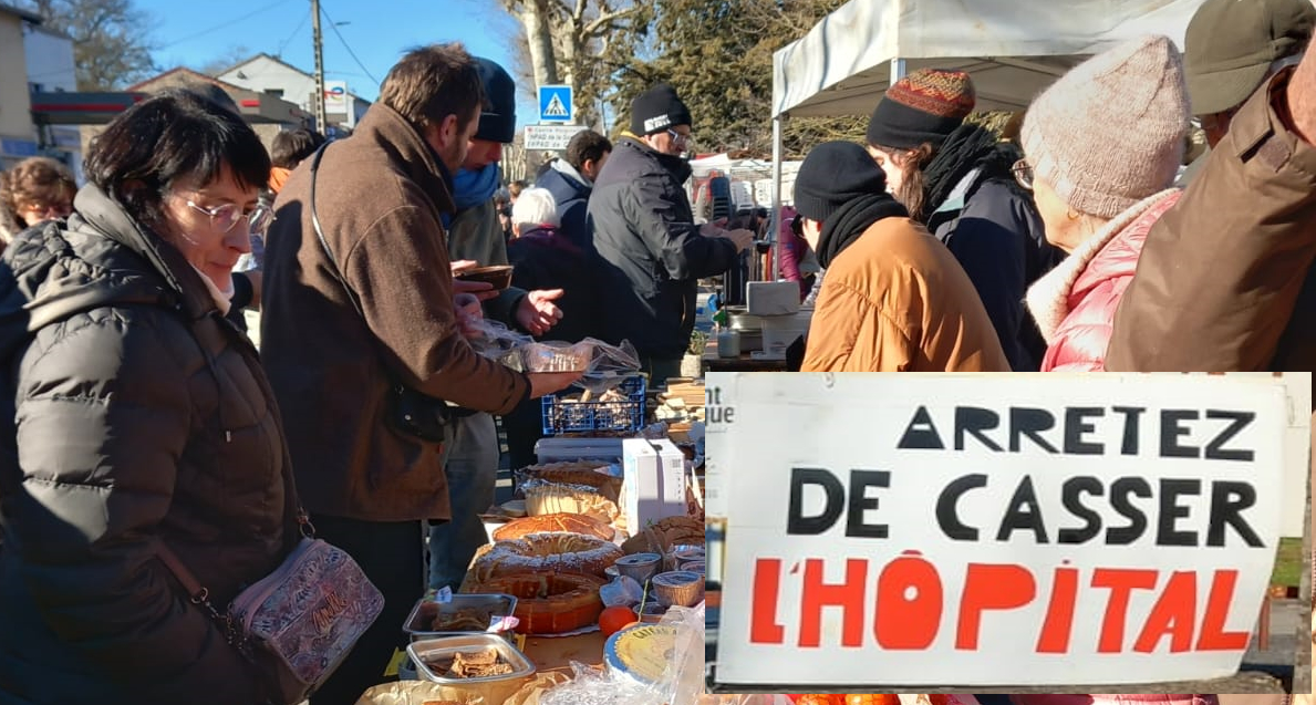 Hôpital de Saint Affrique: Casse croûte populaire… pour un hôpital au service des usagers.