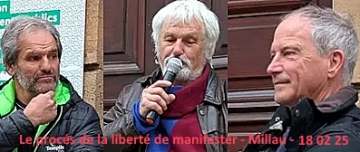 Millau, le procès de la liberté de manifester…