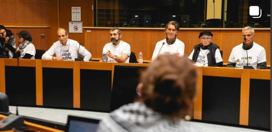 « FAIM DE JUSTICE POUR LA PALESTINE » – 25 ième jour de grève de la faim; LILLE. Conférence de presse; silence du monde de la culture; espoirs, déterminations et perspectives…