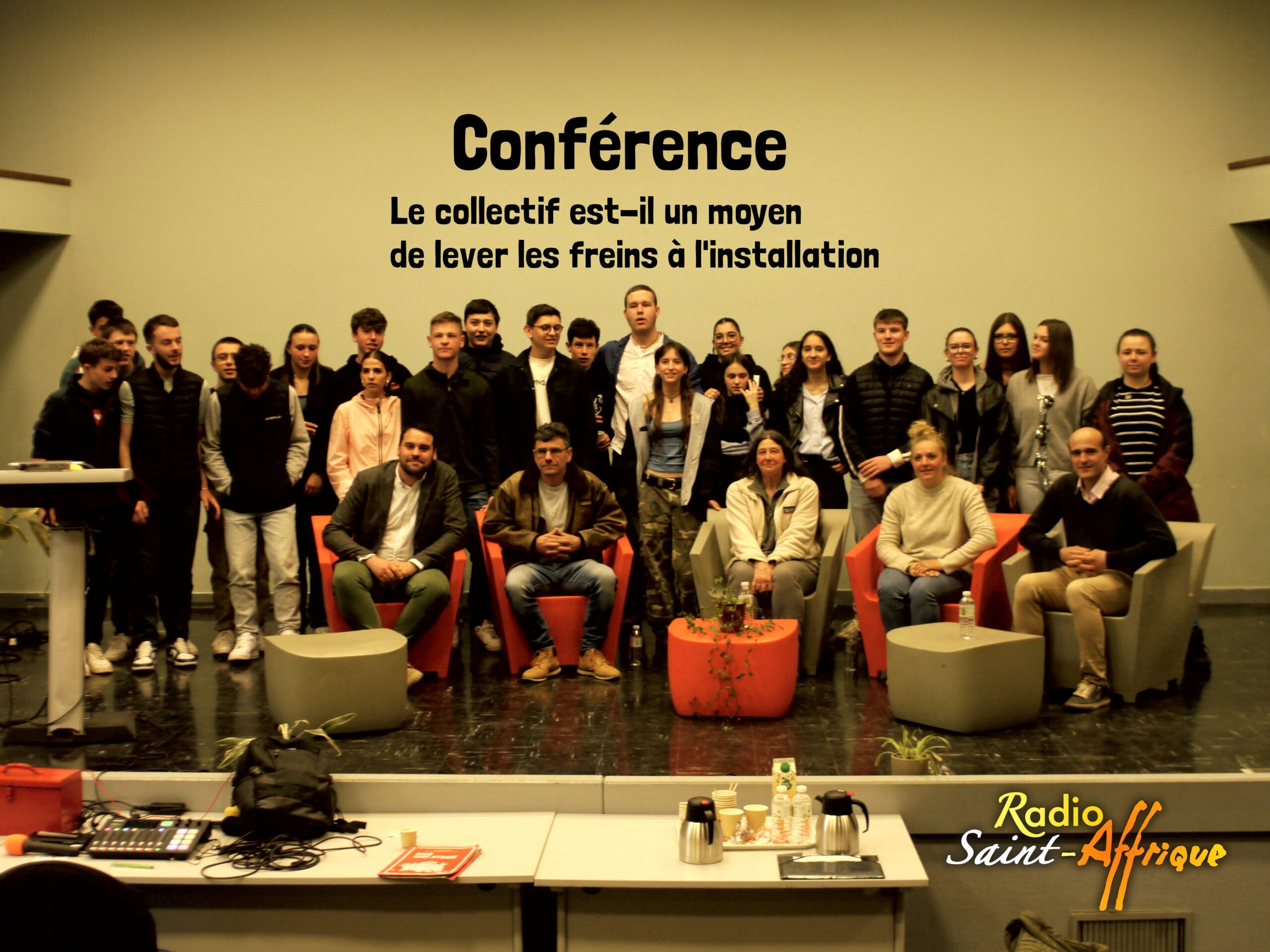 Conférence au Lycée agricole « La Cazotte ».