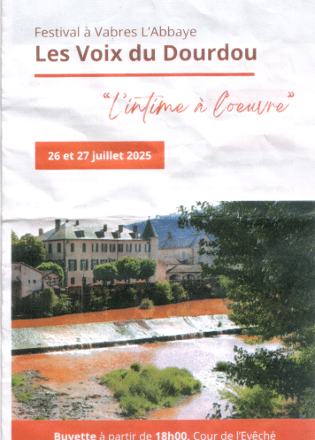 Festival Les voix du Dourdou « L’intime à l’œuvre »