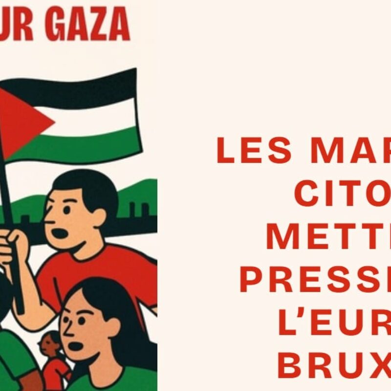 BRUXELLES, 23 juin 2025, Marches Citoyennes pour GAZA