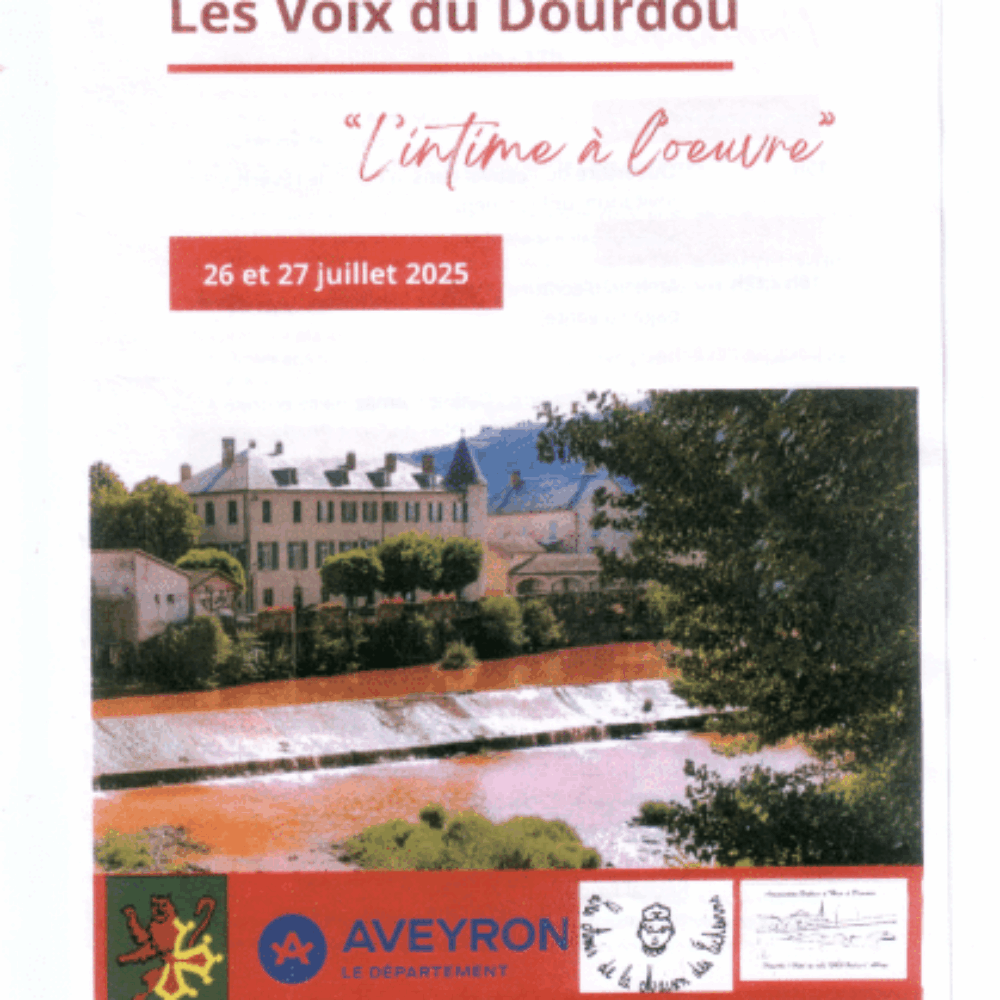 Les Voix du Dourdou  #1 , « l&rsquo;intime à l’œuvre » .
