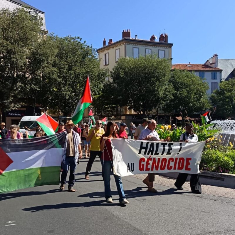 Millau: rassemblement pour la Palestine, samedi 23 août