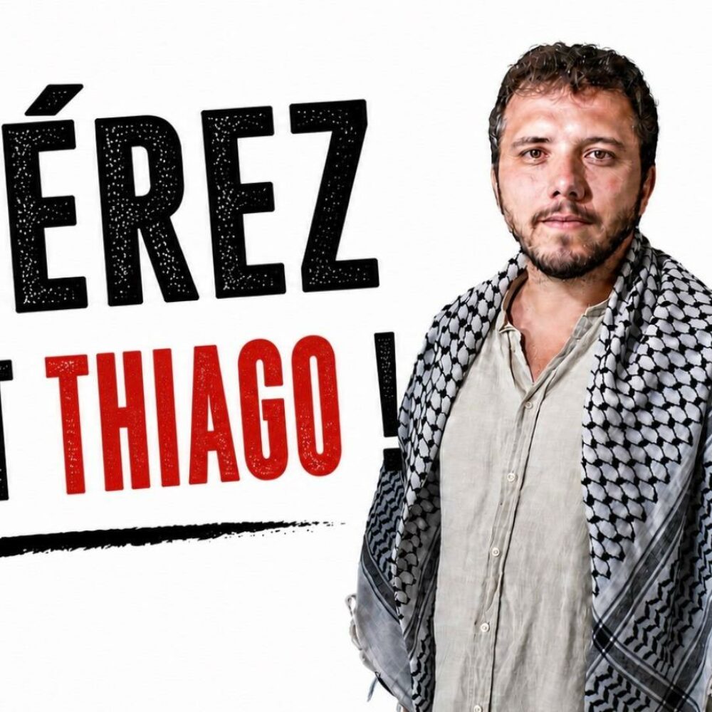 Interview exclusive, pour RSA,  de THIAGO  AVILA, emprisonné en Israël avec SAIF ABUKESHEK.