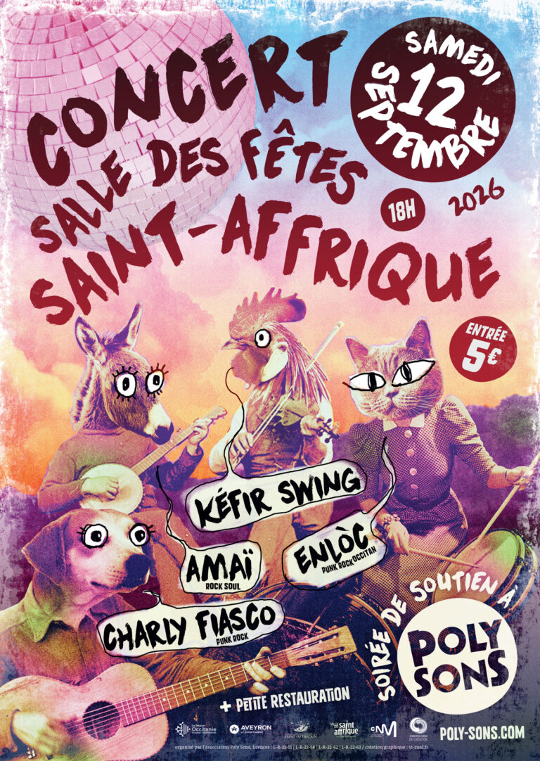 Soirée-concert de soutien à Poly Sons