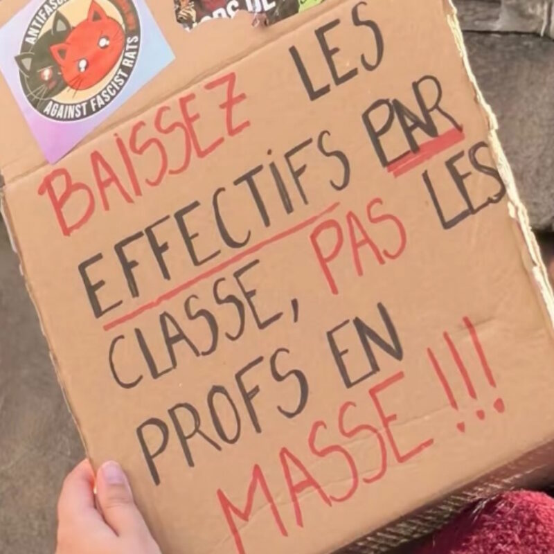 Rassemblement pour une Education de qualité et contre les violences policières.  6 octobre 2026, Saint Affrique